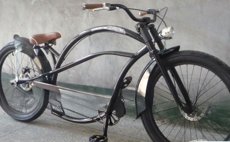 Aluminum Alloy Rim 24&quot; Men and Lady Fashion Chopper Beach Cruiser Bike for Performance