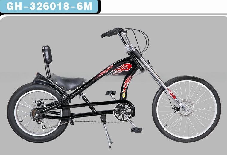 Fat Tire Bicycle 20-24 Chopper Bike Bicycle with 23KGS Aluminum Alloy Rim Material