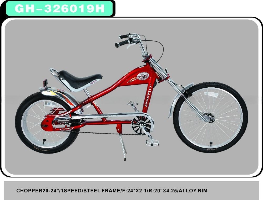 Plastic Pedal 20-24 Inch Chopper Bike for Men and Women Model Chopper Bicycle in USA