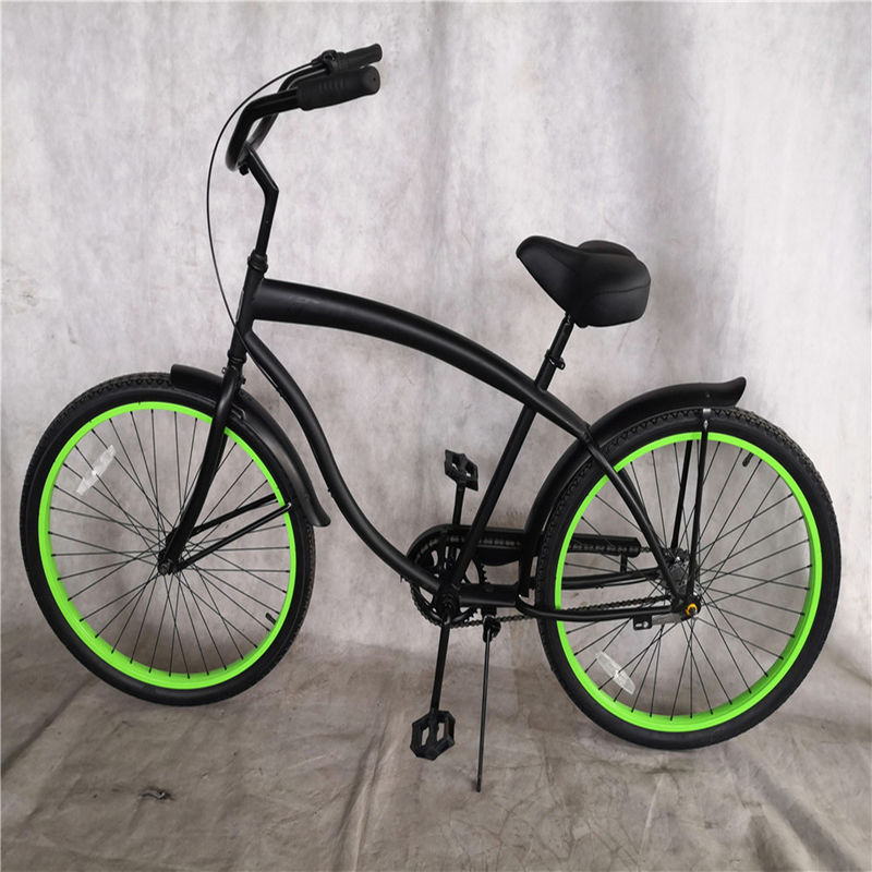 26 inch Alloy Rim 3 Speed Beach Cruiser Bicycle for Hot Adult Stretch Chopper Bike