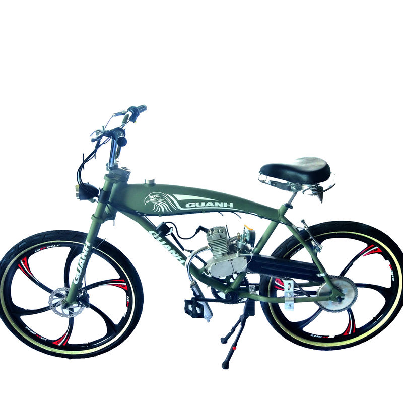 80CC Gas Bike Motorized Bicycle Chopper Fork 40-60km/h Max. Speed 2-Stroke or 4-Stroke