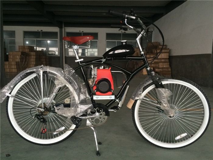 4 Stroke Motor Engine Cruiser Bicycle Gas Bike with Alloy Seatpost Max. Speed 40km/h