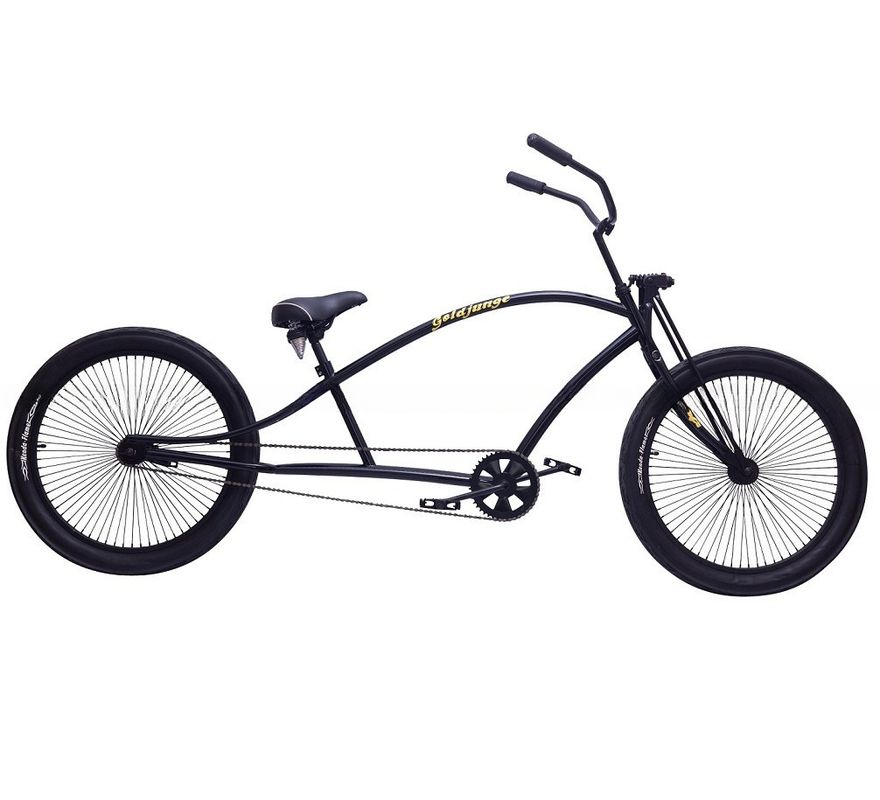 Fork Material Steel 24'' Men Popular Long Frame Beach Cruiser Bike Chopper Bike Stretch Bike
