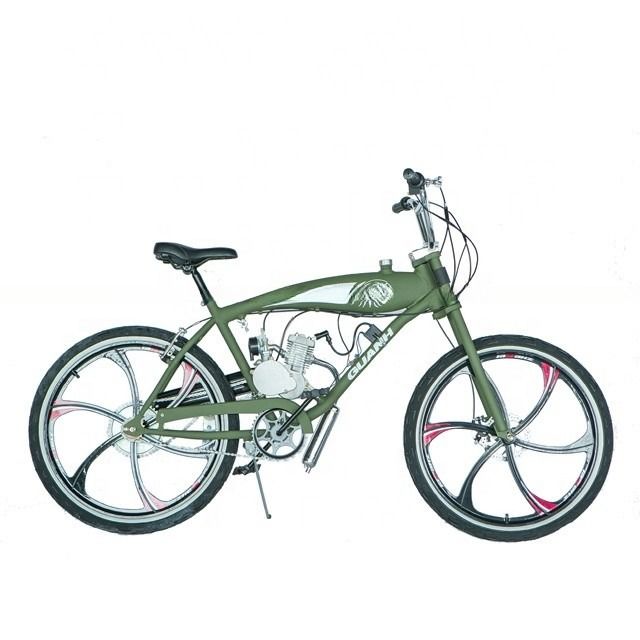 23kg Gross Weight 26&quot; Inner Tank Aluminium Chopper Gas Bike with 2 Stroke Engine