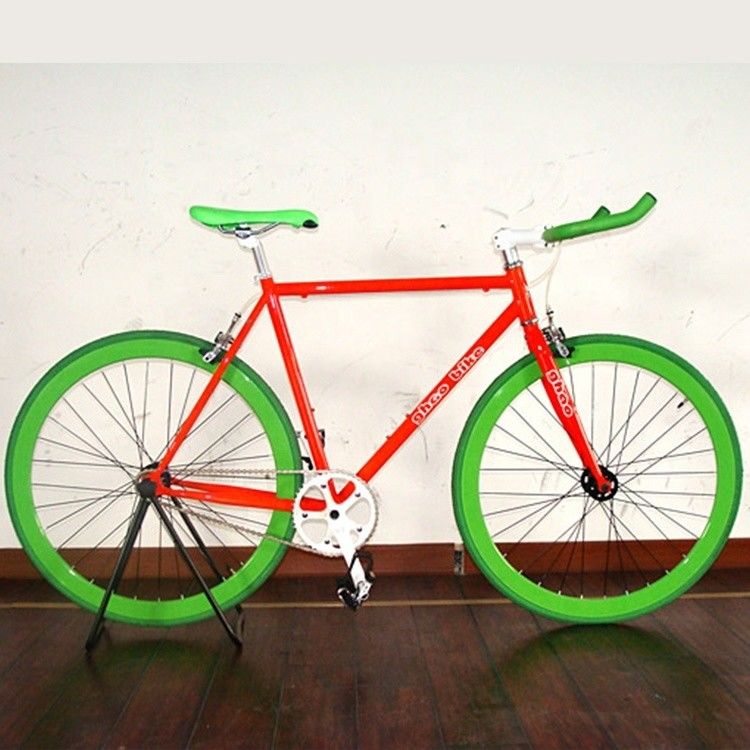 Thickslick Tire 700C 45MM Aluminum Rim Single Speed Fixie Gear Bicycle with Steel Fork