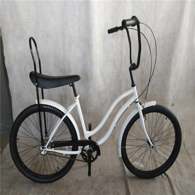 26 Inch 3 Speed Adult Classic Lowrider Bike Beach Cruiser Bicycle with 1.8m Length