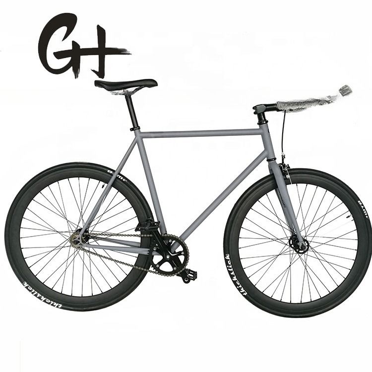 700C Double Wall 45MM Aluminum Rim Thickslick WTB Smooth Tire Bearing BB Set OEM Single Speed Fixie Gear Bicycle