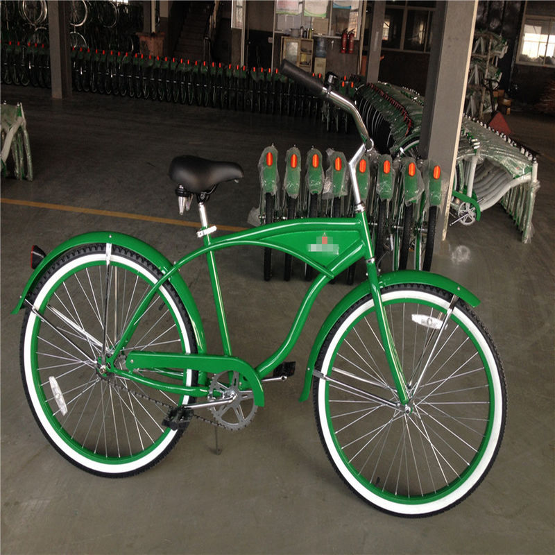 16kg Rear Pedal Brake Adult Men Beach Cruiser Bike with Customized Logo and Big Logo