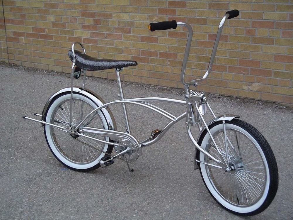 Low Rider Bicycle 20 Inch Cruiser Bike with Banana Seat and 13kg Gross Weight