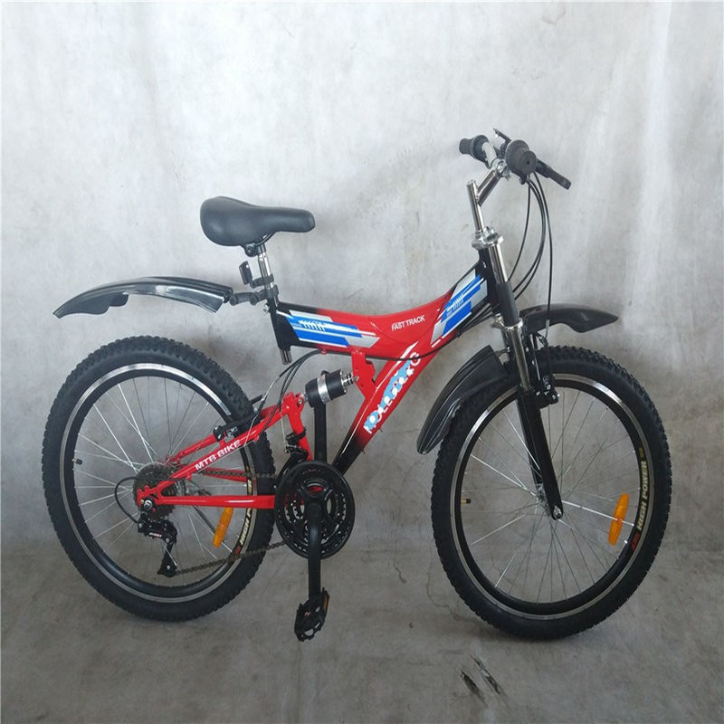 Steel Frame 18 Speed Downhill MTB Cycle Full Dual Suspension Mountain Bike 24 for OEM