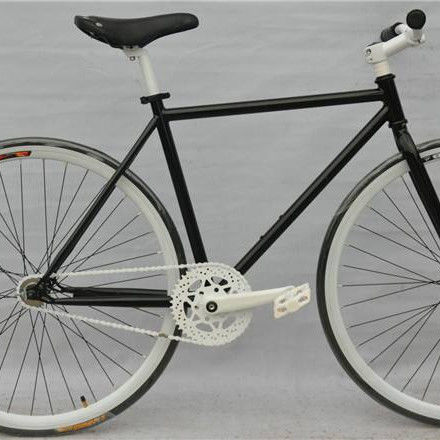 Steel Fork GHBIKE 700c Fixie Bike Fixed Gear Bike with KMC Chain and Beautiful Design