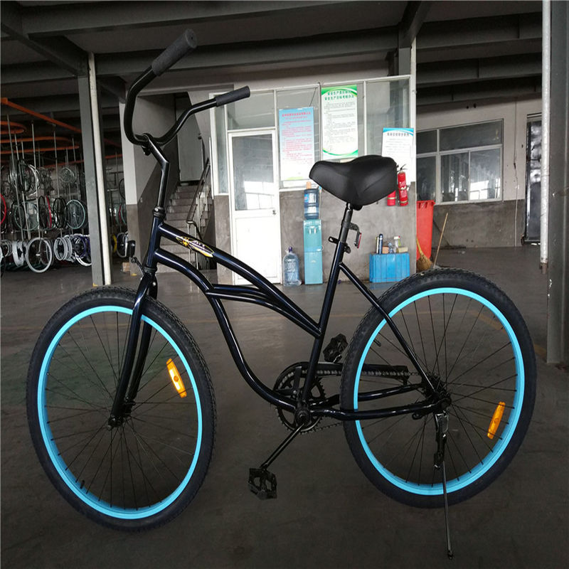 26 Inch Custom Stretch Single Speed Foot Brake Beach Cruiser Bike with Ordinary Pedal