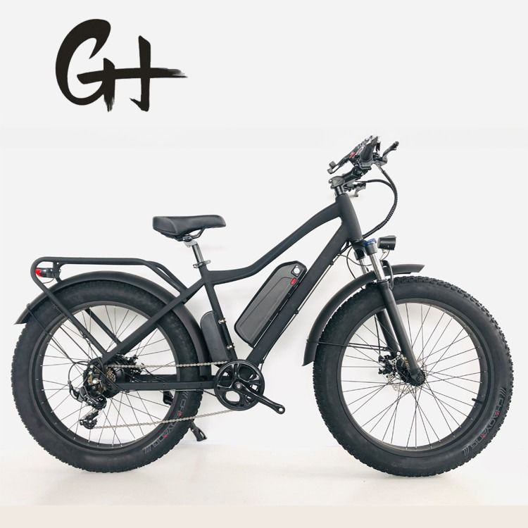Disc Brake 750W 48V Lithium Battery Adult E Bike Fat Tire Electric Bike 26 inch with Max Speed of 30-50Km/h