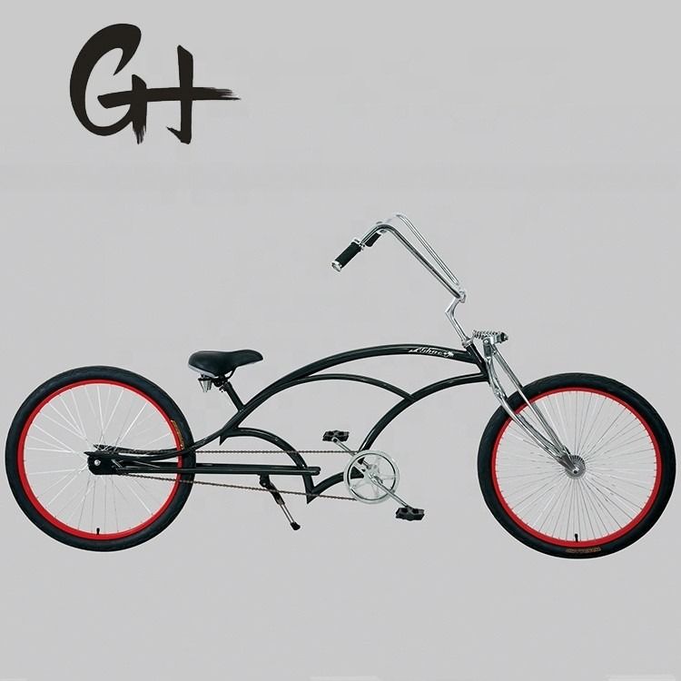 26inch Chopper Style Beach Cruiser Bicycle with Steel Fork and 150KG Load Capacity