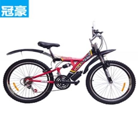 24 Inch Full Suspension Mountain Bike for 2015 Sale Alloy Handlebar Stem and 21 Speed