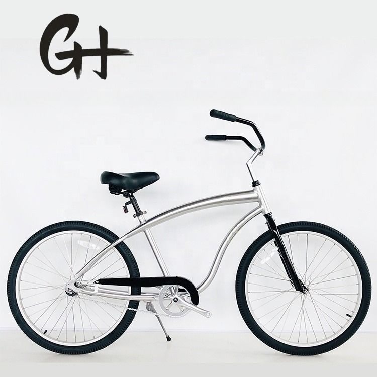 26inch Aluminum 6061 Frame Coaster Brake Single Speed Beach Cruiser Bicycle for Adult Men