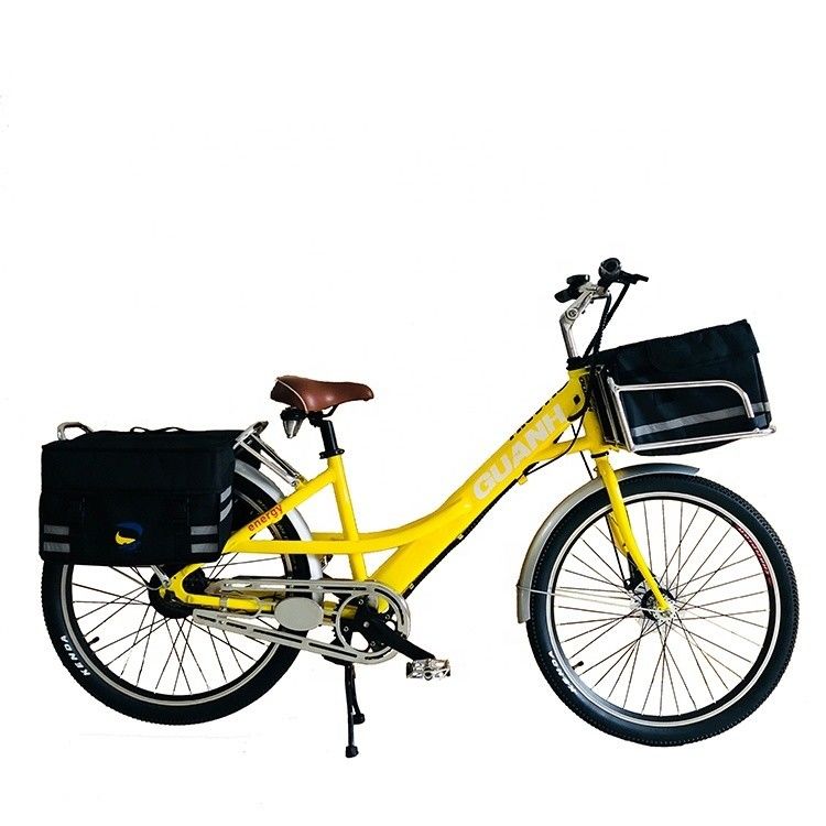 35V 350W 8.8AH Lithium Battery 26&quot; Fast Food Delivery Cargo Electric Bike for Adult Women 25KM/H CE Europe Market