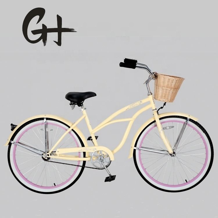 26&quot;x2.125&quot; Coaster Brake Steel Frame Women Beach Cruiser Bicycle CE EN CPSC OEM/ODM