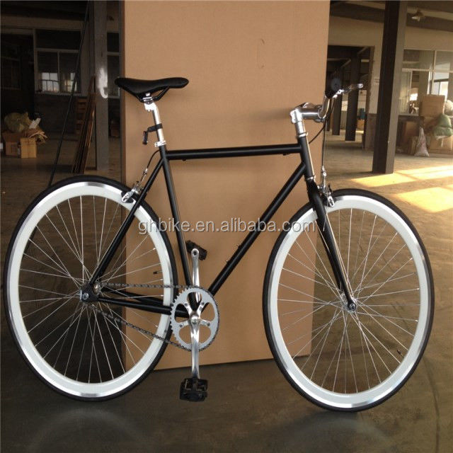 Ordinary Pedal Fixie Bike 700c Single Speed Fixed Gear Bicycle with Double V Brake