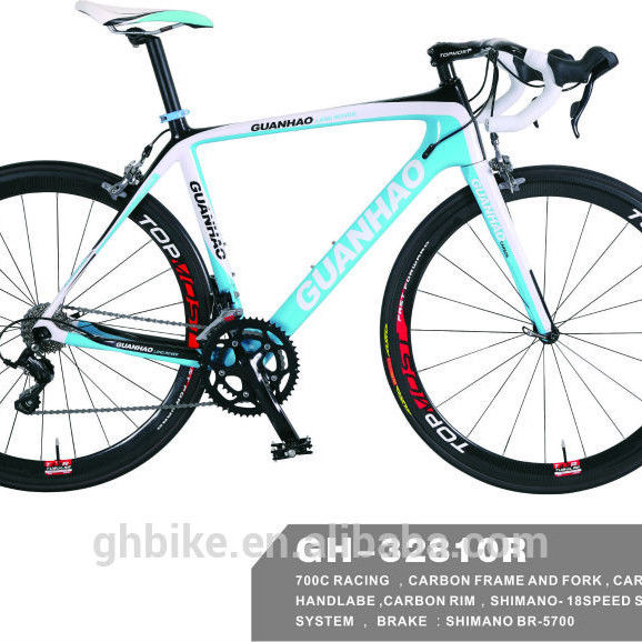 700C Road Bike Bicycle Racing Bike with Carbon Fibre Rim Material Foldable NO Foldable
