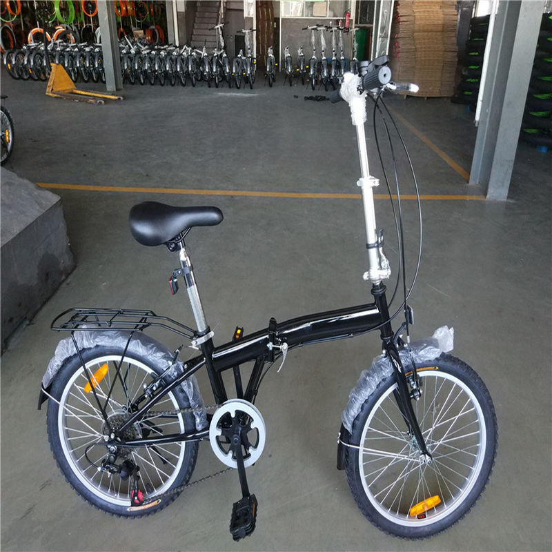 Folding Bicycle 20 Inch 7 Gear 6 Speed Hi Ten Steel Frame Aluminum Alloy Shimano Folding Bike 13KG