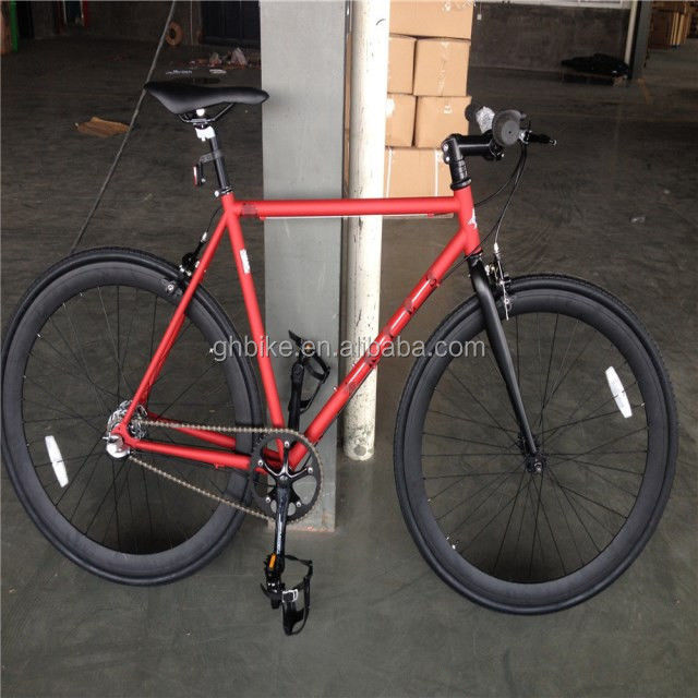 Red Color 3 Speed Fixed Gear Bike with Kenda Tire and Neco Head Set on Chromoly Frame
