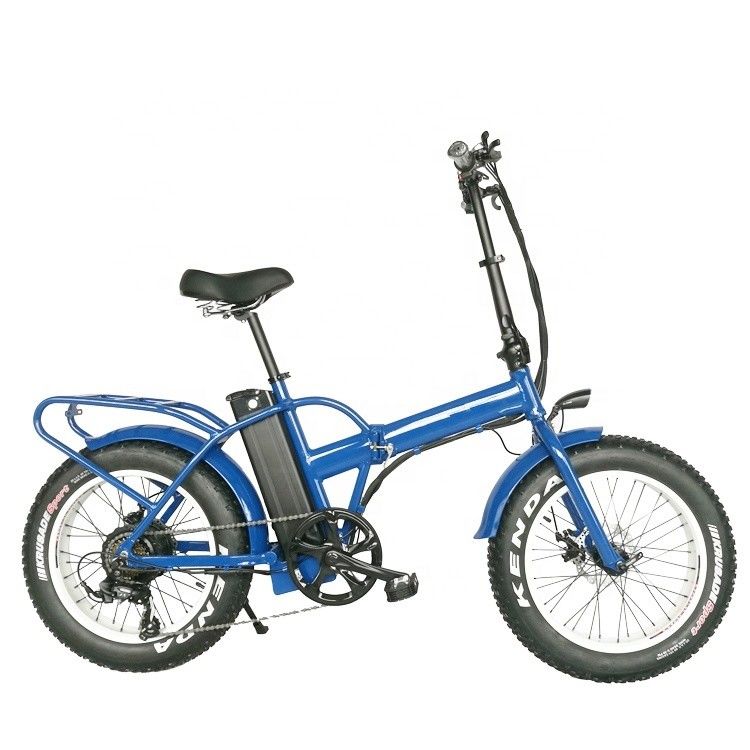 20&quot; Electric Folding Bike with Rear Hub Motor 48V 500W Motor 14AH Lithium Battery and 40KM/H Top Speed