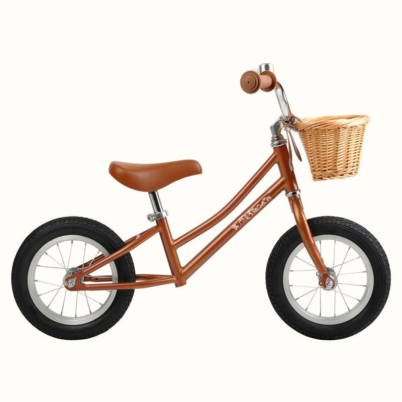 12&quot; Kids' Balance Bike with Front Basket No Pedal 18 Months to 4 Years of Development