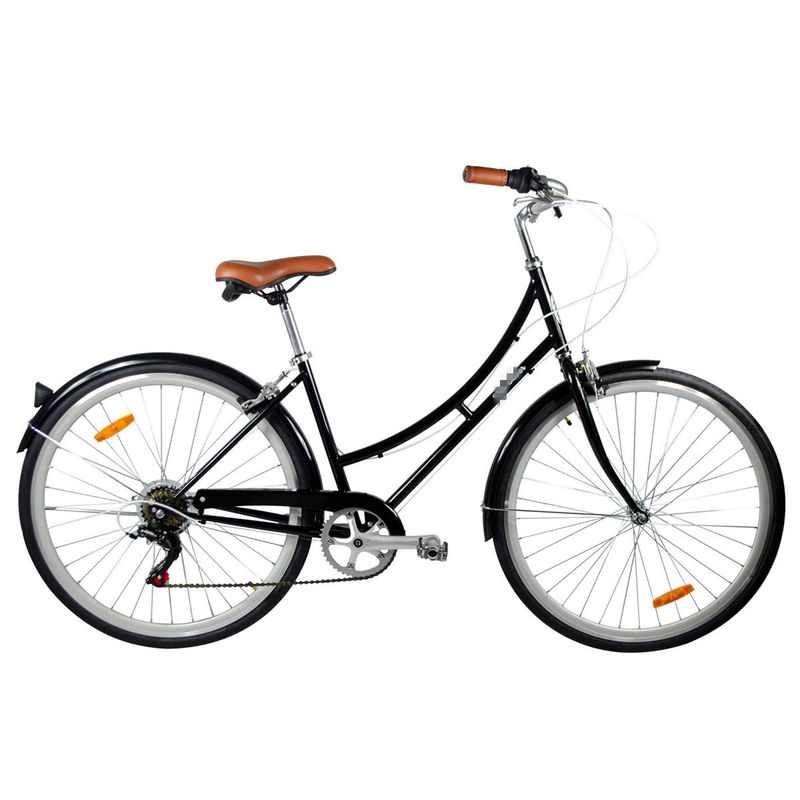 Stylish Women's 7 Speed Classic City Bike with Aluminum Rim and Kenda Tires