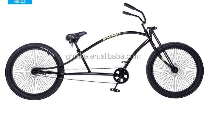 Aluminium Alloy Rim Spring Fork Beach Cruiser Long Beach Bike Bicycle Chopper Bike