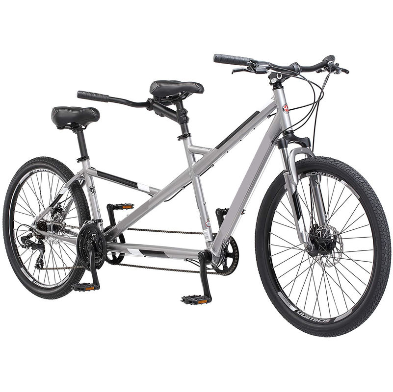 Double Person Tandem Bicycle 26&quot; 21s Gears 1 Speed 120kg Load Capacity Popular Choice