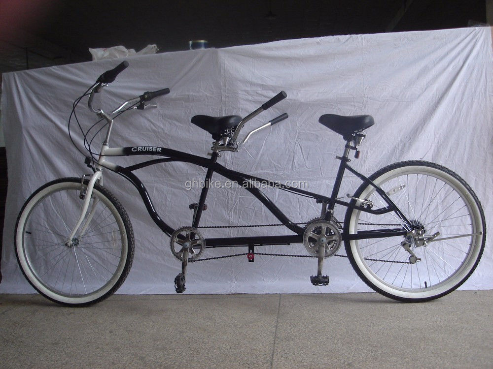 26&quot;x2.125 Tyre Aluminum Alloy Rim 7 Speed Adult Tricycle City Bike for Tandem Riding