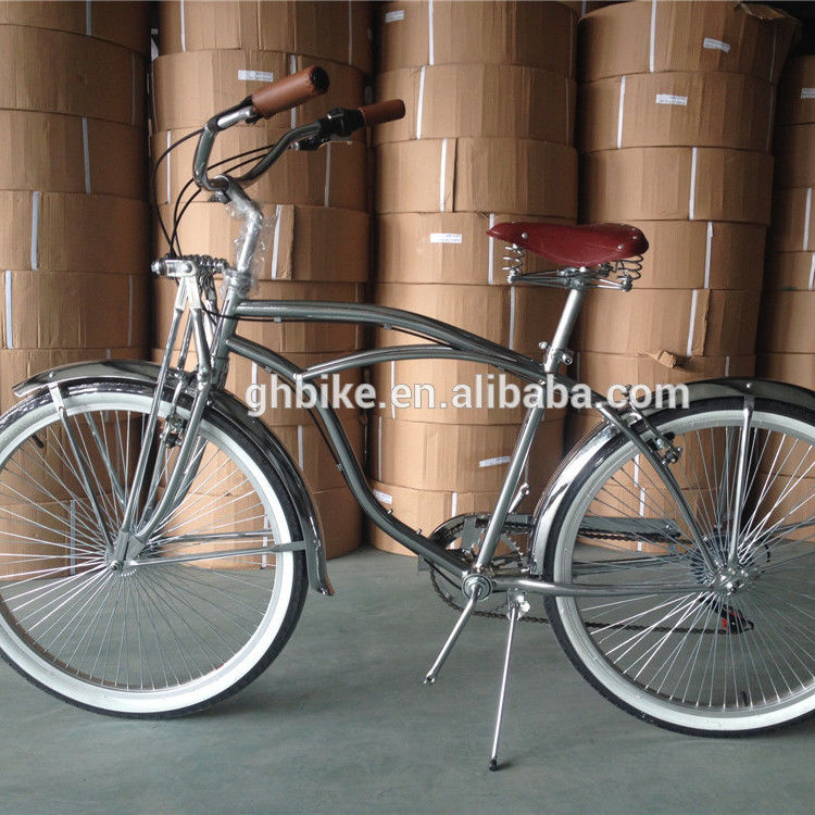 Steel Frame 26inch Single Speed Mens Beach Crusier Bike in ANY COLOR CE Approved