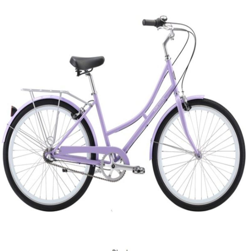 Pure Cycles Multi 3-Speed City Step-Through Women's Comfort Fitness Cruiser Bike Durable