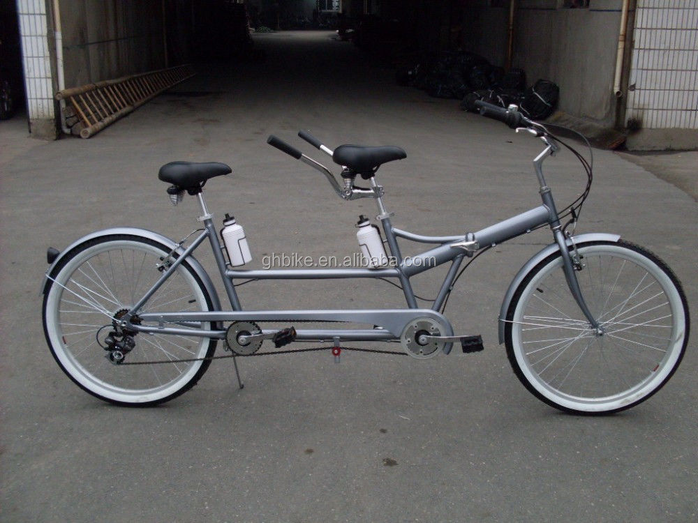 FD ShimanoTY-18 and RD ShimanoTY-18 Derailleur 26-inch Tandem Bicycle for Two Riders