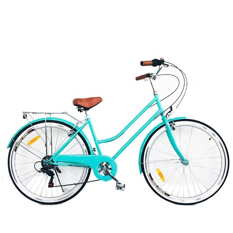 CPSC Colorful 700C CE Hi-Steel Lady City Bicycle with Aluminum Alloy Rim and 7 Speeds