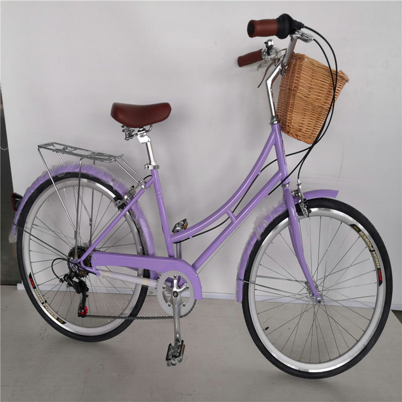 KMC 7 Gear Classic Lady Bike 28 Ladies Vintage Bicycle 26 Retro Women Bikes with Basket
