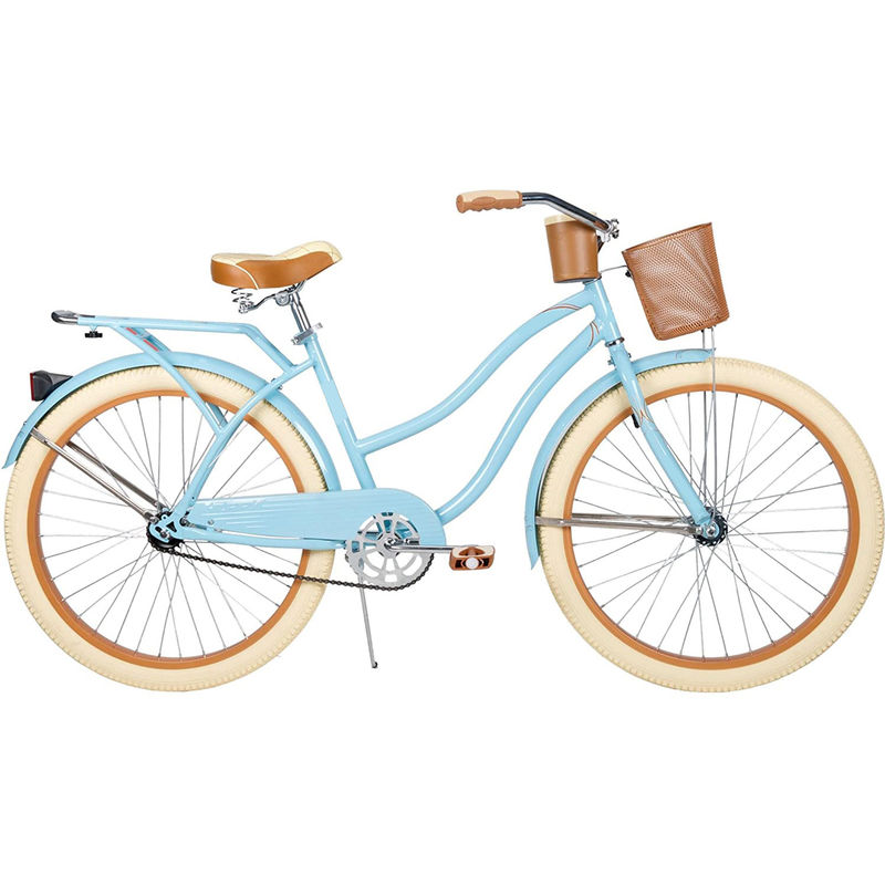26&quot; Women's Cruiser Bike Gloss Blue NO Fork Suspension Ordinary Pedal Type