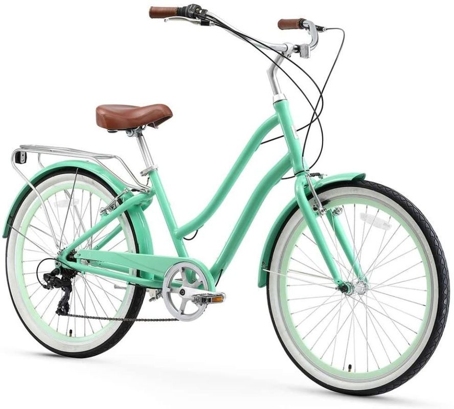 1.6m Length 26&quot; 7S Women City Bike with Non-rear Damper and Aluminum Alloy Frame