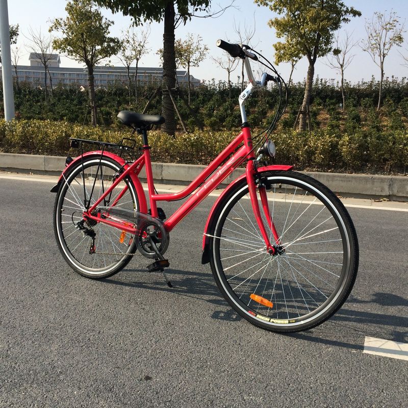 Street 28inch Ofo 7 Speeds Retro Ladies Women Girl CE Dutch Style White City Bike