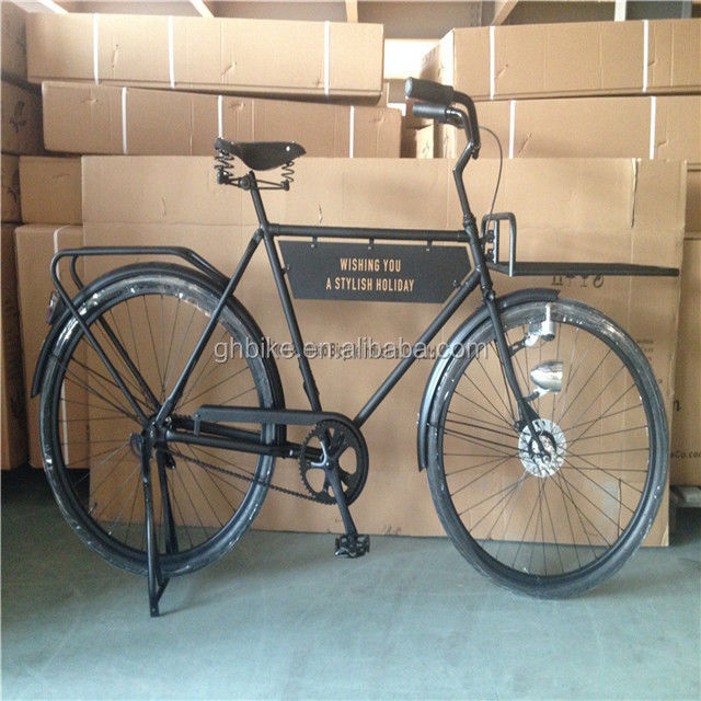Quando Hub and Aluminum Rim Equipped Single Speed Vintage Style Retro Men's Bike