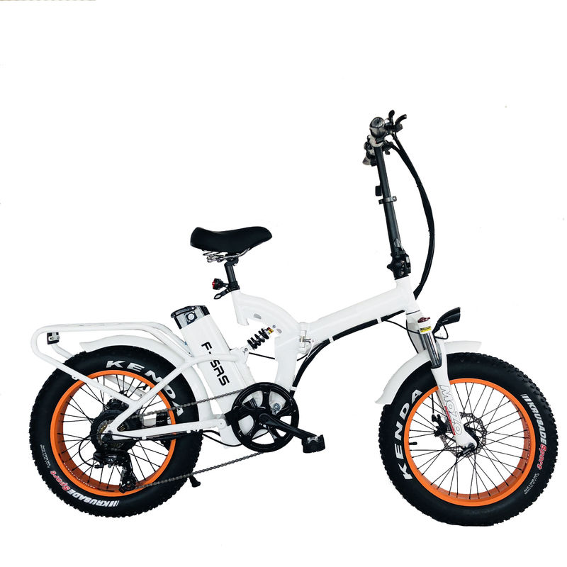 20&quot; Full Suspension Electric Snow Bike with 48V 21AH Battery and 1000W Bafang Rear Motor