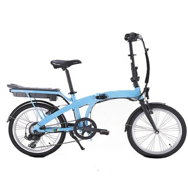 CE Certified 20&quot; Mini Electric Folding Bicycle with 7 Speed Gears and 10.5 AH Battery