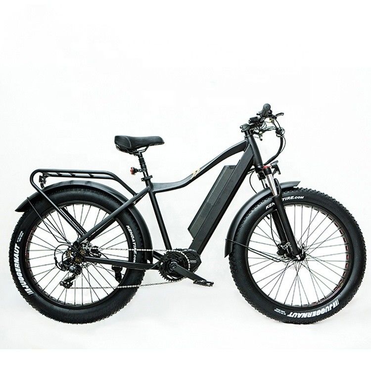 500watt 17AH Battery 8Fun Middle Motor M600 26&quot; 4.0 Snow Tire Electric Mountain Bike