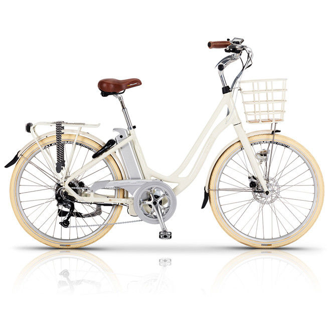 Max Speed 45KM/H 48V500W 14AH 7 Speeds Aluminum Frame Disc Brake Electric Hybrid Bike
