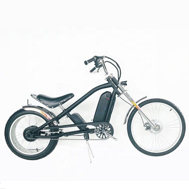 24&quot;-20&quot; 48V500W 40KM/H Single Speed Adult Chopper Electric Bike with and Ordinary Pedal