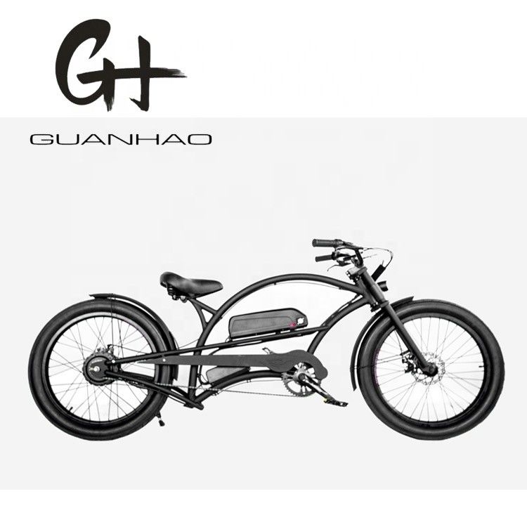 Electric Bike 24&quot;x3.0 Tire 1000W 17AH Hi-Ten Steel Frame 50KM/H Shimano Speed Cruiser