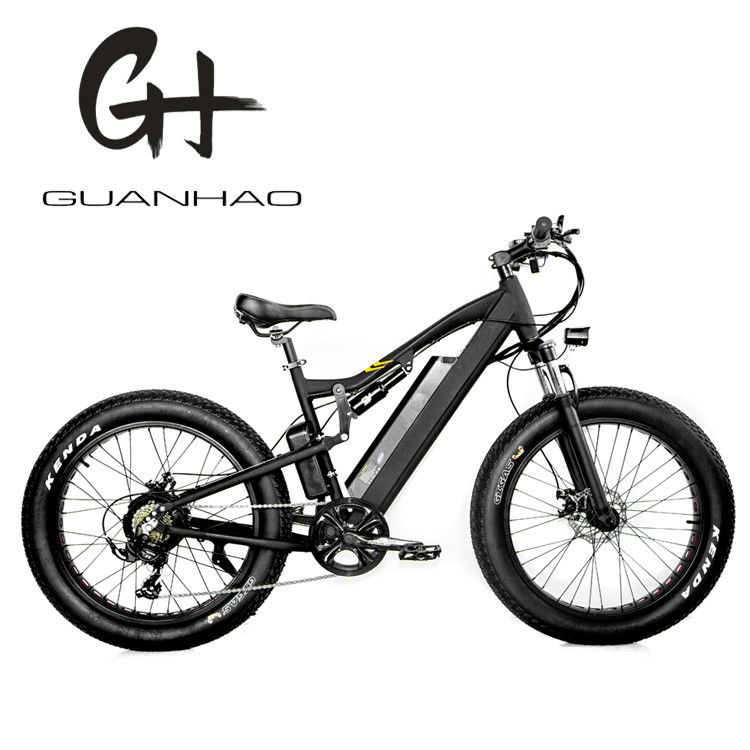24*4.0&quot; Rear Hub Motor Electric Snow Bike 48V100W21AH Lithium for Mountain Riding Fun