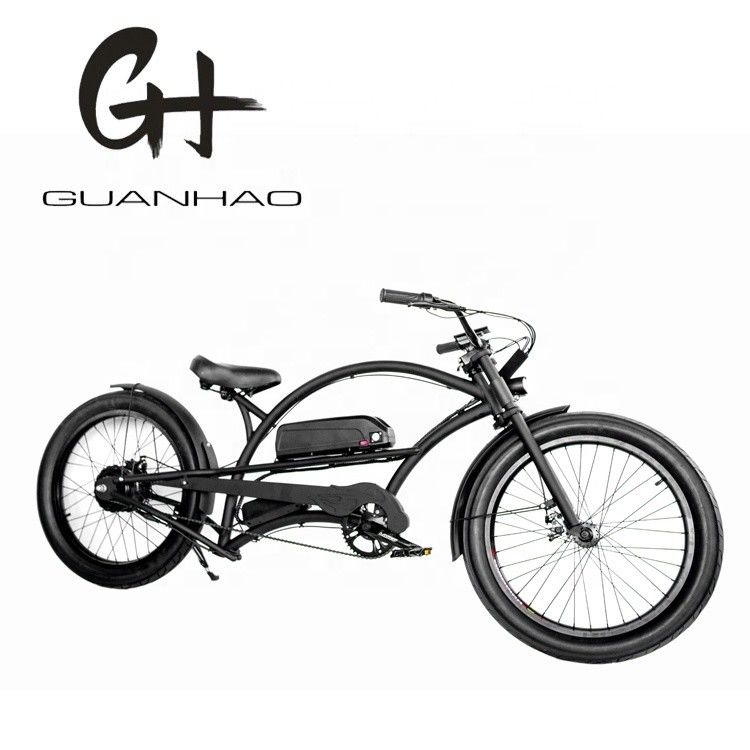 Rear Hub Motor 24inch 48V 1000W 17.5AH EN15194 chopper beach cruiser Electric Bicycle