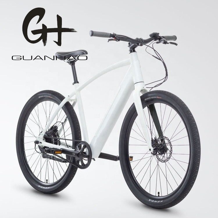 36V 350W EN15194 2007 Single Speed Electric Bicycle with 10.41AH Lithium Battery and PAS